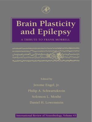 cover image of Brain Plasticity and Epilepsy